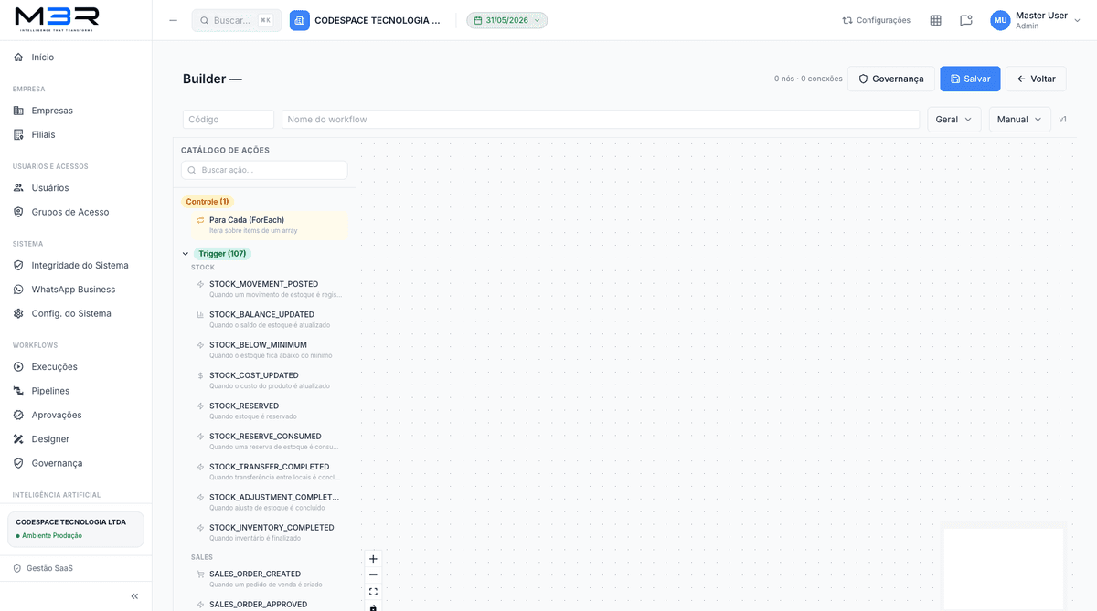 Motor de Eventos - Flow Engine Designer